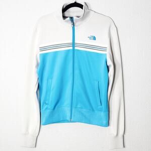 The North Face Track Jacket Women's Zip Up Sporty Size Medium Retro Athleisure